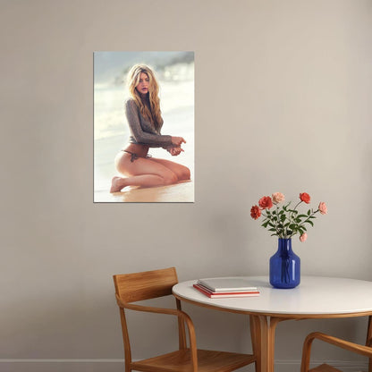 Gigi Hadid Palestinian-American Model And Actress Poster Wall Art Print Home Wall Decor - xonomax