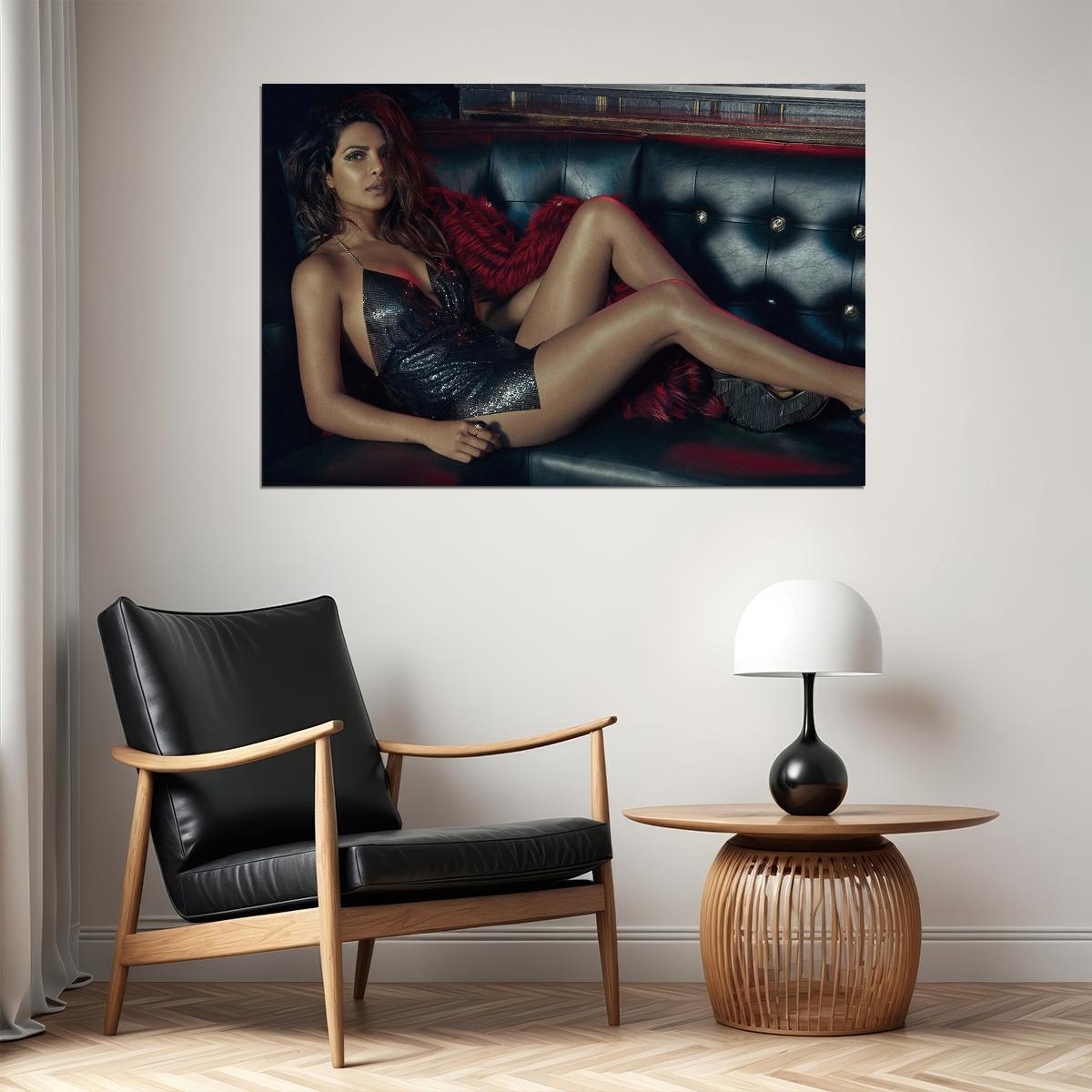 Priyanka Chopra Indian Film Actor Artist And Singer Poster Wall Art Print Home Wall Decor - xonomax