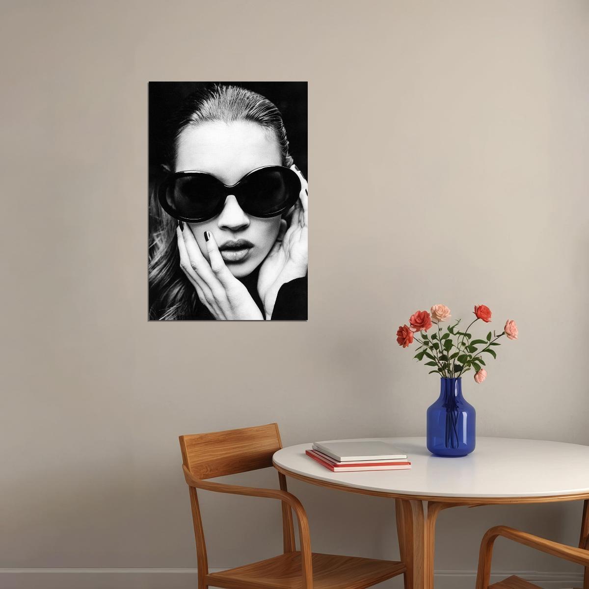Kate Moss Model Icon Beautiful Fashion Style Poster Wall Art Print Home Wall Decor - xonomax