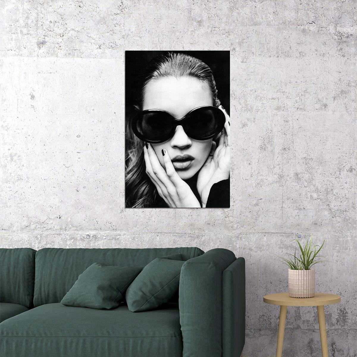 Kate Moss Model Icon Beautiful Fashion Style Poster Wall Art Print Home Wall Decor - xonomax