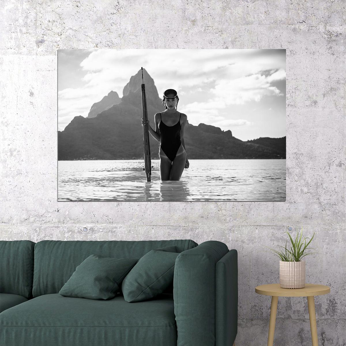 Alexis Ren Hot Girl Attractive Young Famous Sexy Model Poster Wall Art Print Home Wall Decor - xonomax