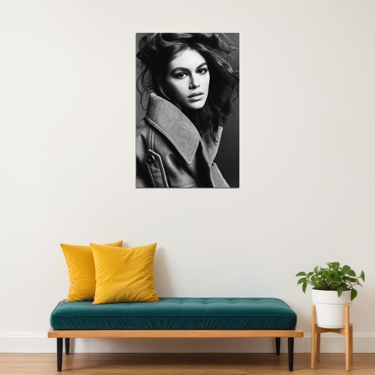 Kaia Gerber American Model And Actress Poster Wall Art Print Home Wall Decor - xonomax