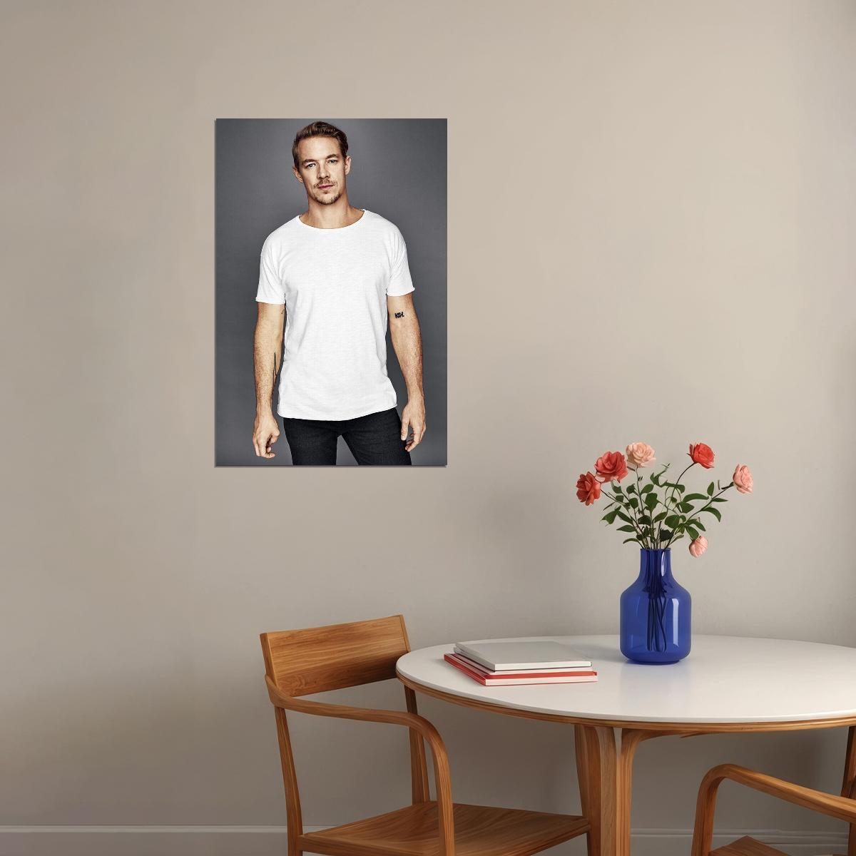 Diplo American Dj Music Producer And Songwriter Poster Wall Art Print Home Wall Decor - xonomax