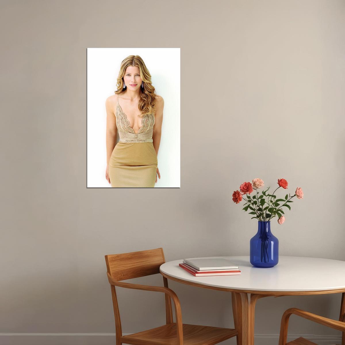 Jessica Biel American Actress And Former Model Poster Wall Art Print Home Wall Decor