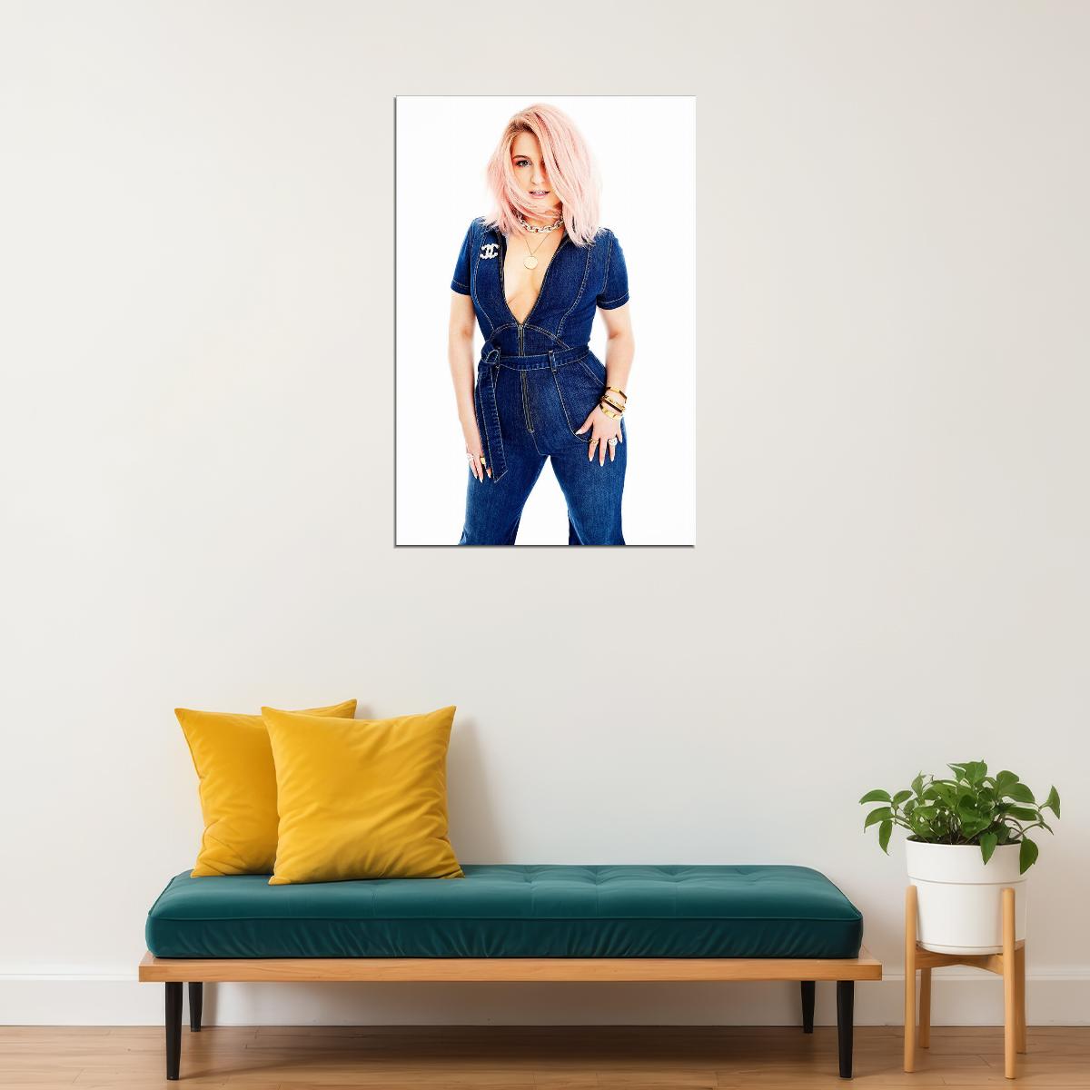 Meghan Trainor American Pop Singer Musician Poster Wall Art Print Home Wall Decor - xonomax