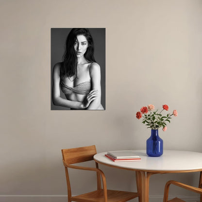 Liu Wen Chinese Supermodel Fashion Artist Poster Wall Art Print Home Wall Decor - xonomax