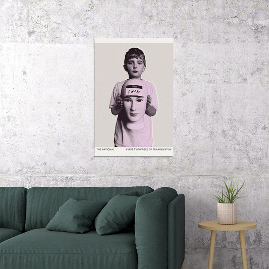 The National First Two Pages Of Frankenstein Music Group Poster Wall Art Print Home Wall Decor - xonomax
