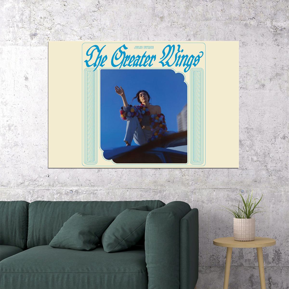Julie Byrne The Greater Wings American Singer Poster Wall Art Print Home Wall Decor - xonomax