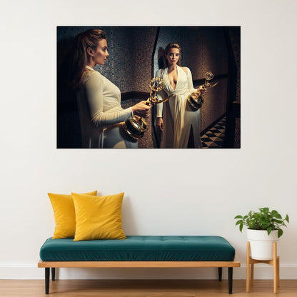 Jodie Comer British Artist Actor And Actress Poster Wall Art Print Home Wall Decor - xonomax