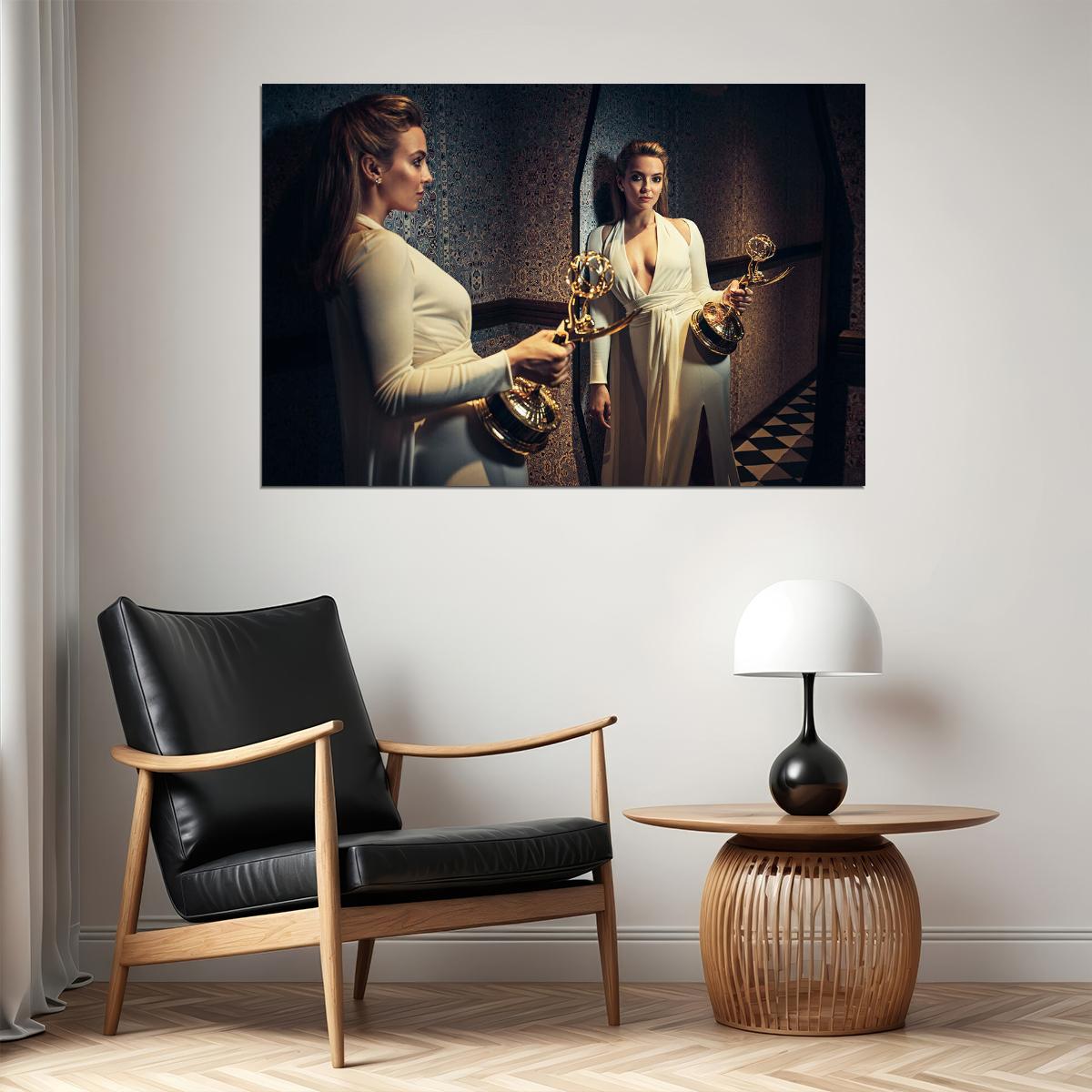 Jodie Comer British Artist Actor And Actress Poster Wall Art Print Home Wall Decor - xonomax