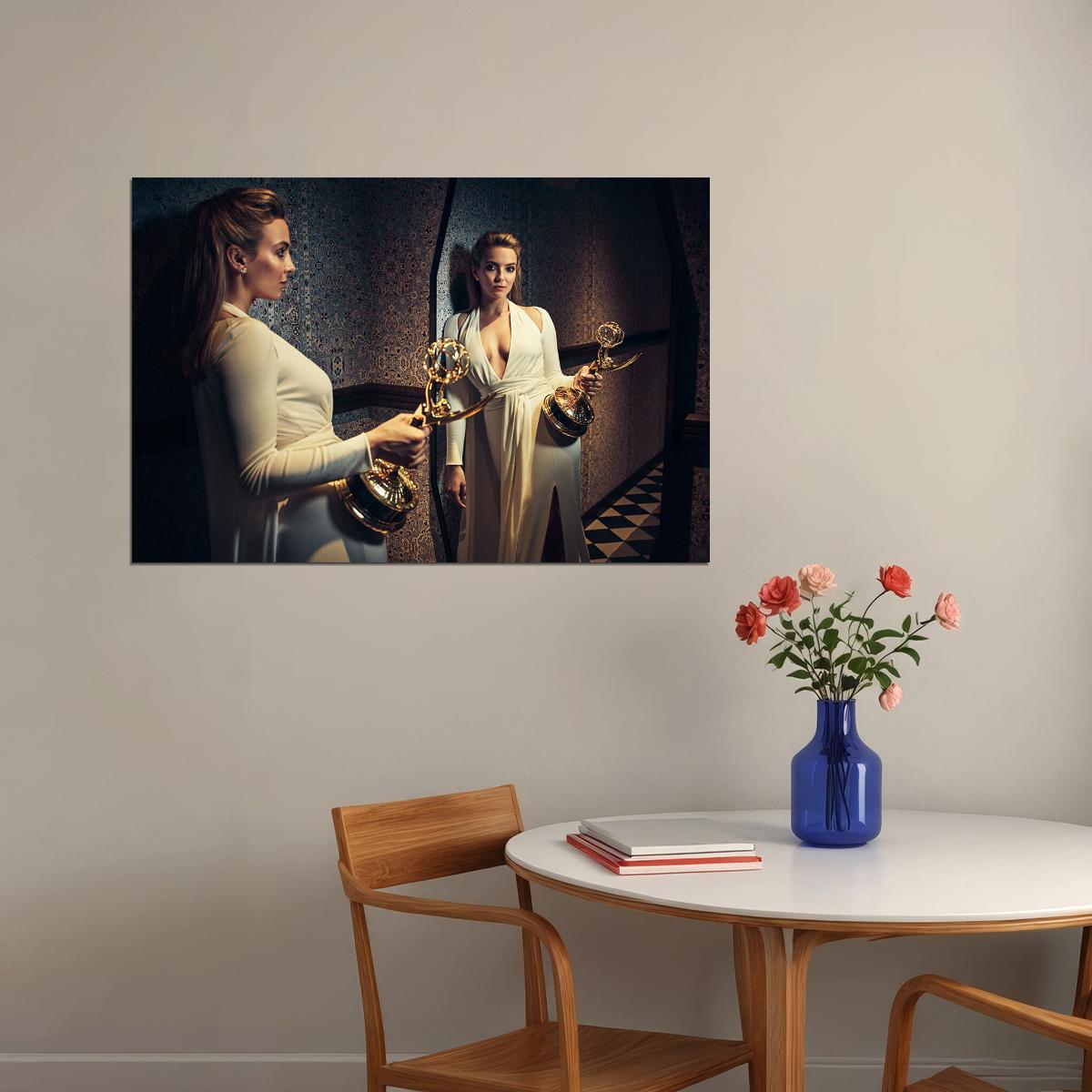 Jodie Comer British Artist Actor And Actress Poster Wall Art Print Home Wall Decor - xonomax