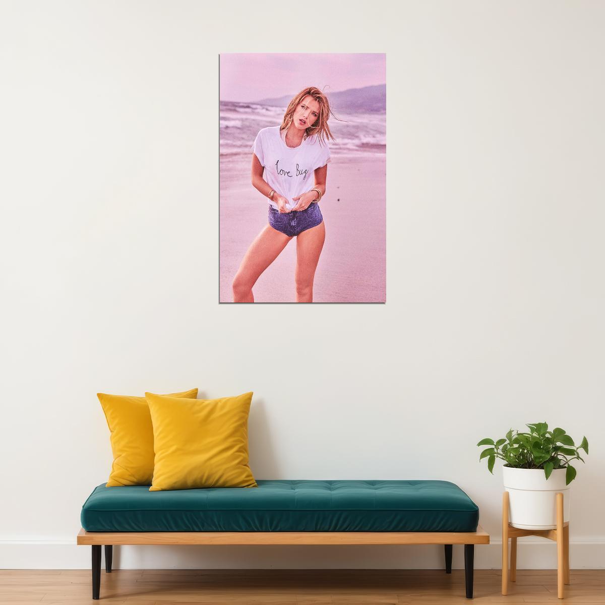 Bella Thorne American Actress Model And Singer Poster Wall Art Print Home Wall Decor - xonomax
