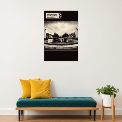 Noel Gallagher's High Flying Birds Council Skies Group Poster Wall Art Print Home Wall Decor - xonomax