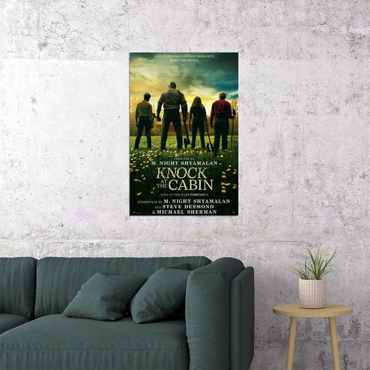 Knock At The Cabin Movie Horror Mystery Thriller Poster Wall Art Print Home Wall Decor - xonomax