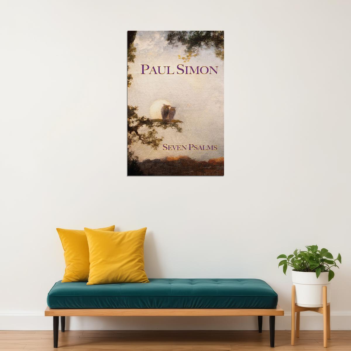 Paul Simon Seven Psalms Music Artist Singer Poster Wall Art Print Home Wall Decor - xonomax