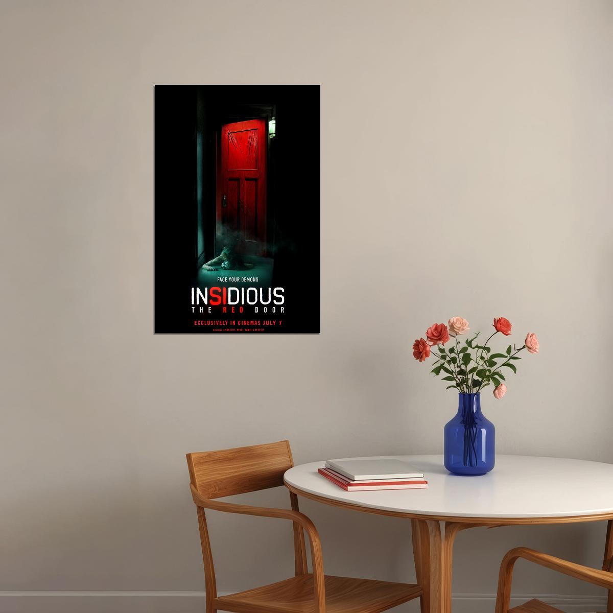 Insidious: The Red Door Movie Horror Mystery Thriller Poster Wall Art Print Home Wall Decor - xonomax
