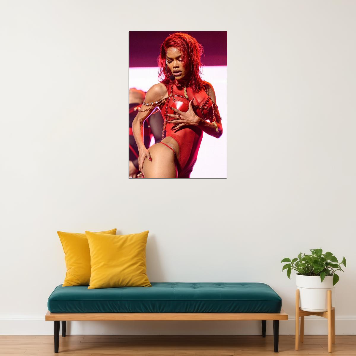 Teyana Taylor Singer Dancer Actress Poster Wall Art Print Home Wall Decor - xonomax