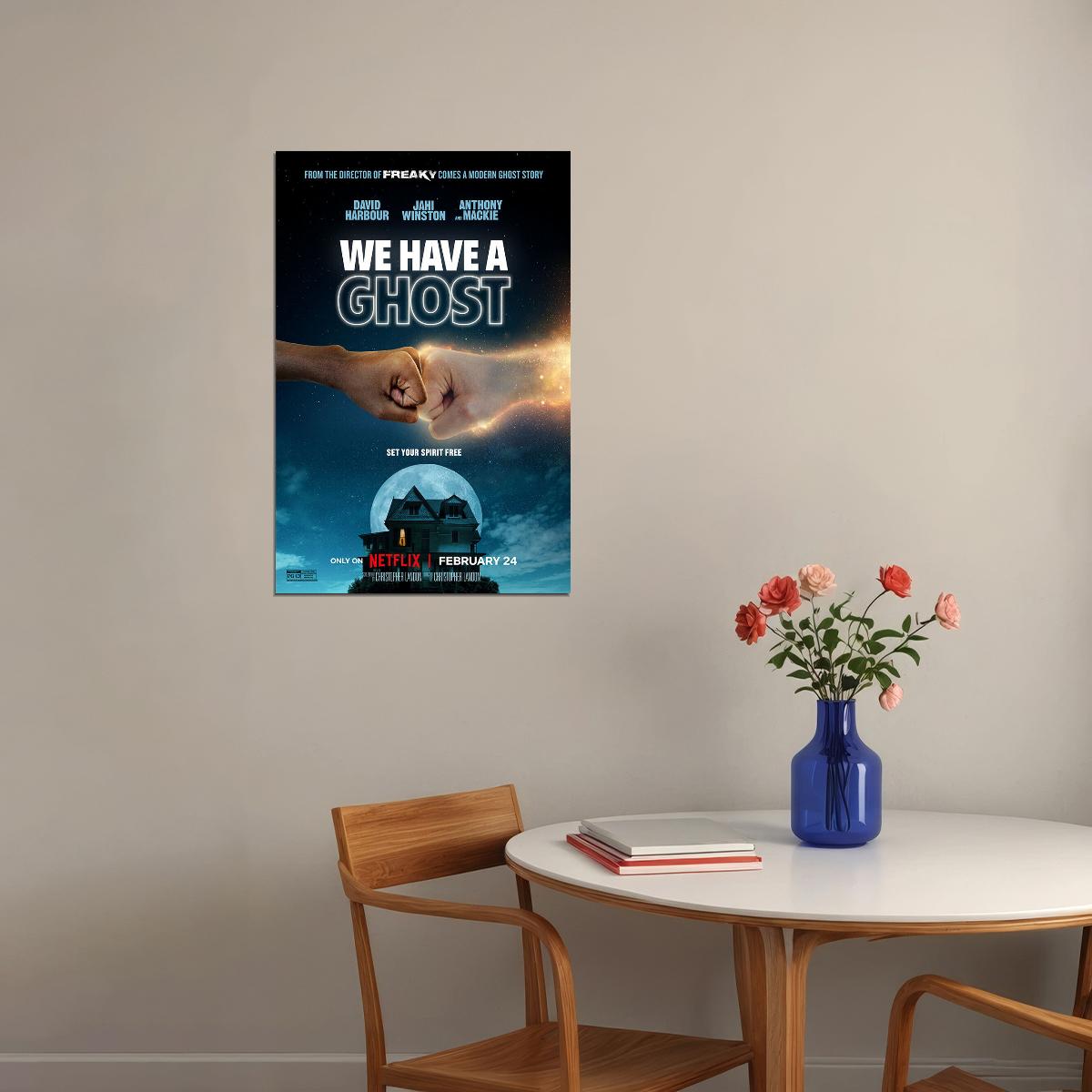 We Have A Ghost Movie Action Comedy Family Poster Wall Art Print Home Wall Decor - xonomax