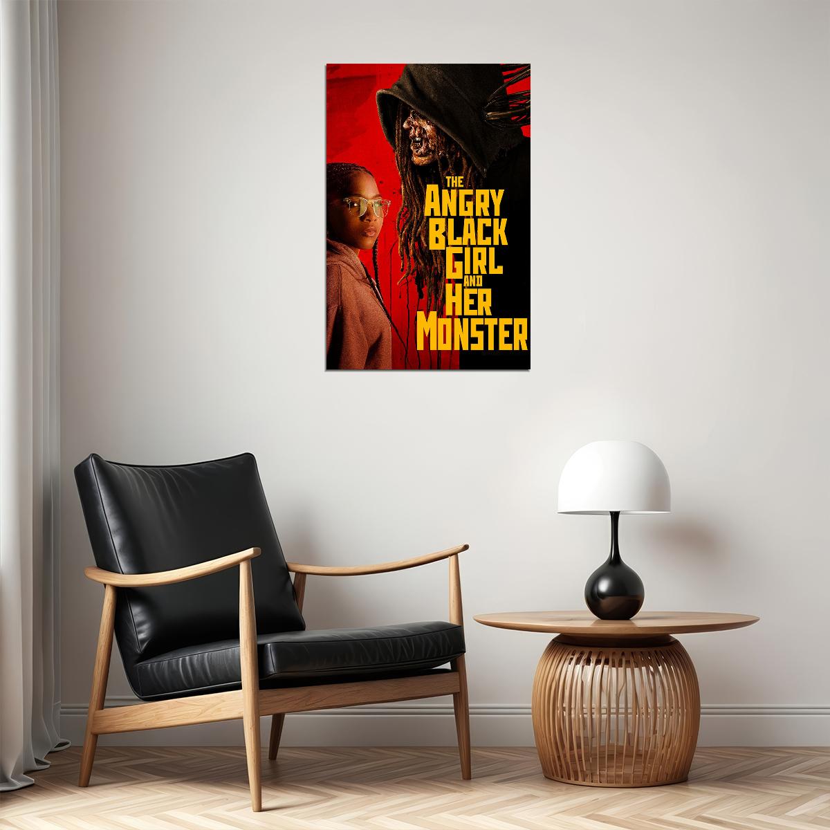 The Angry Black Girl And Her Monster Movie Drama Horror Poster Wall Art Print Home Wall Decor - xonomax