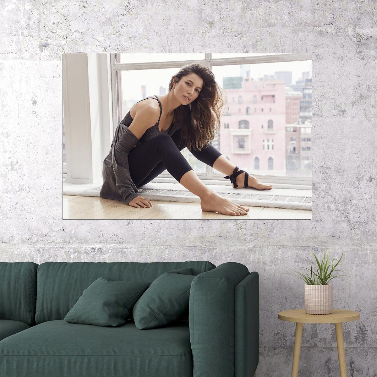 Jessica Biel American Actor And Old Model Poster Wall Art Print Home Wall Decor