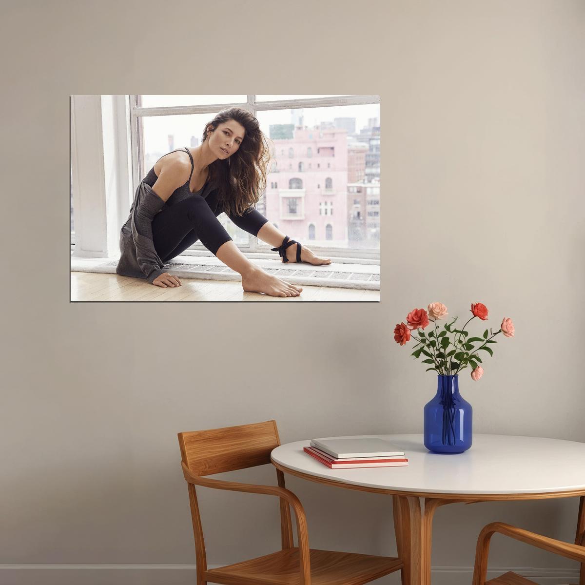 Jessica Biel American Actor And Old Model Poster Wall Art Print Home Wall Decor