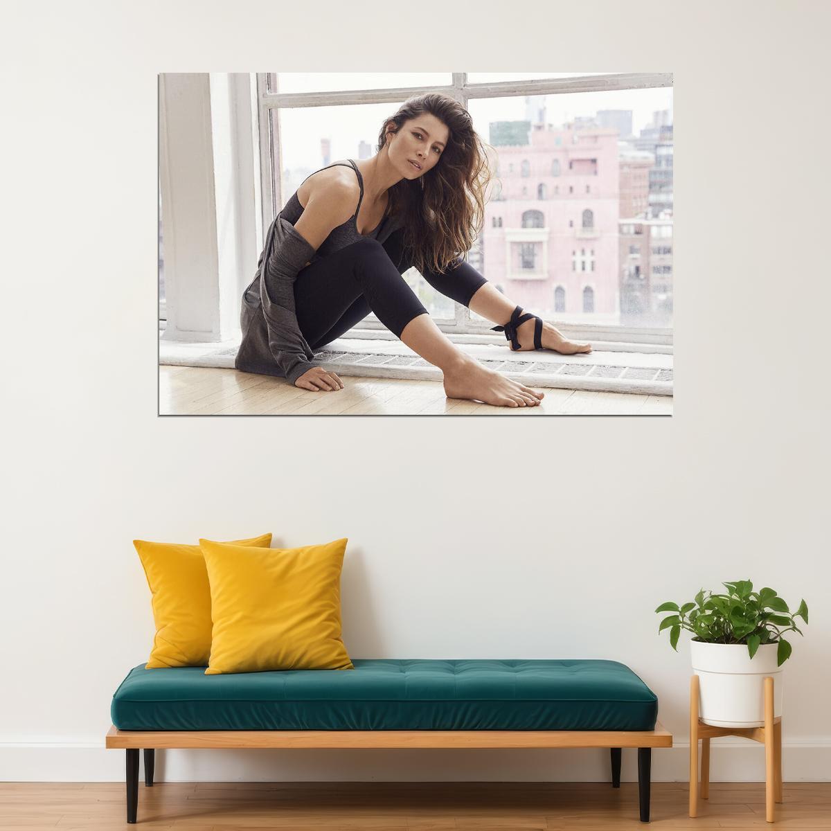 Jessica Biel American Actor And Old Model Poster Wall Art Print Home Wall Decor