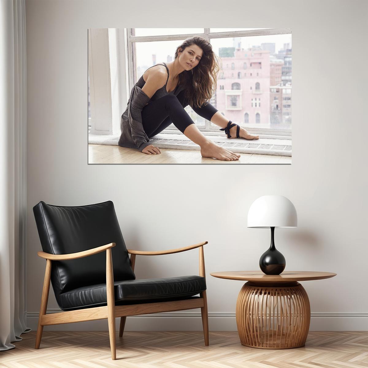 Jessica Biel American Actor And Old Model Poster Wall Art Print Home Wall Decor