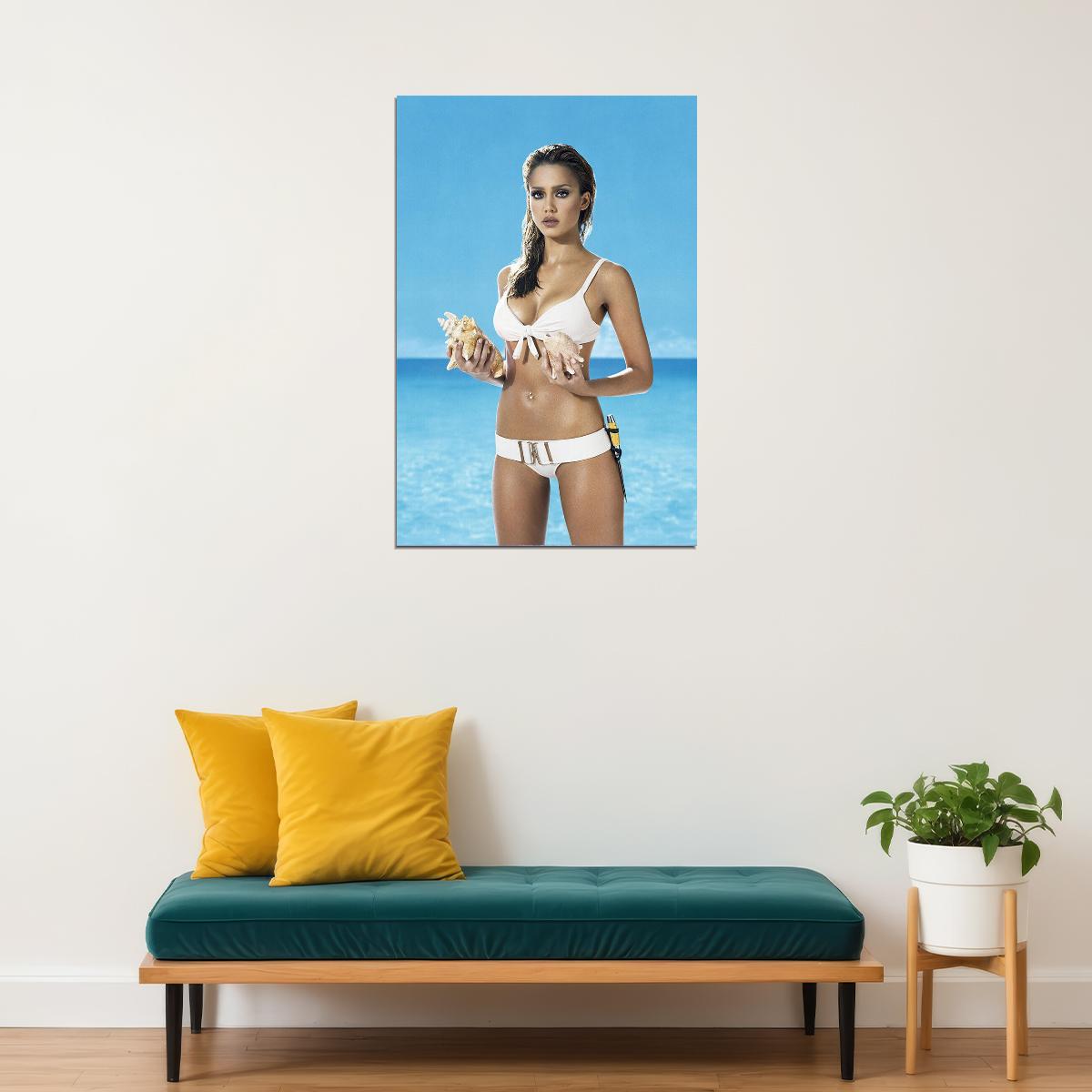 Jessica Alba American Artist And Businessperson Poster Wall Art Print Home Wall Decor