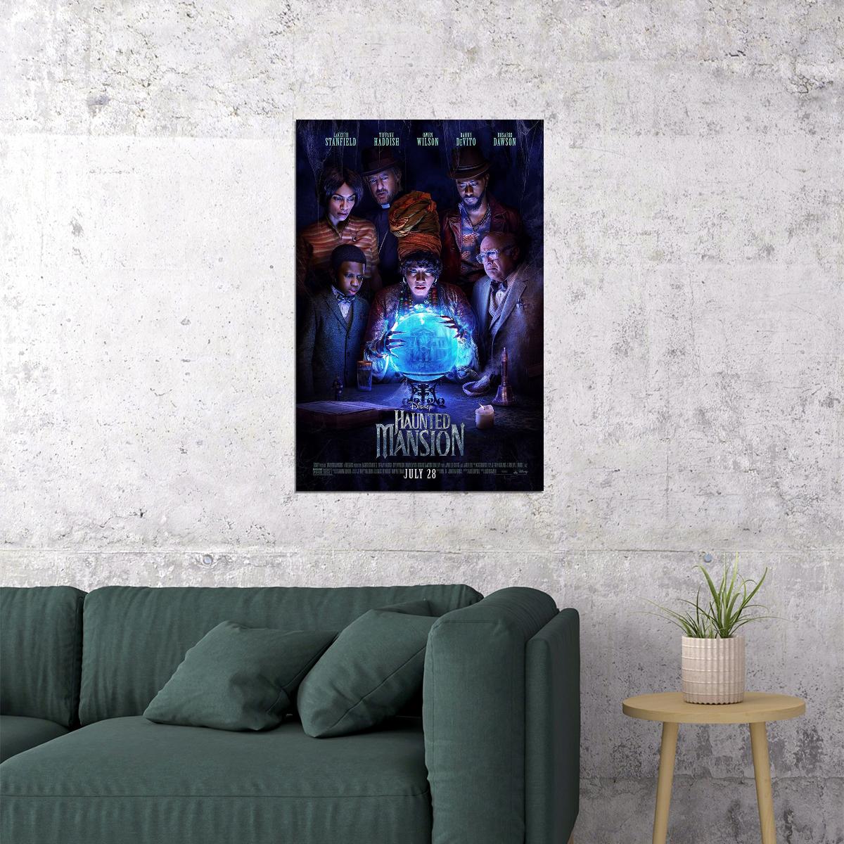 Haunted Mansion Movie Comedy Drama Family Poster Wall Art Print Home Wall Decor - xonomax