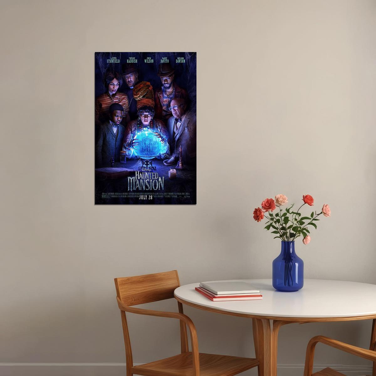 Haunted Mansion Movie Comedy Drama Family Poster Wall Art Print Home Wall Decor - xonomax