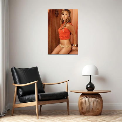 Jessica Alba American Actress And Businessperson Poster Wall Art Print Home Wall Decor