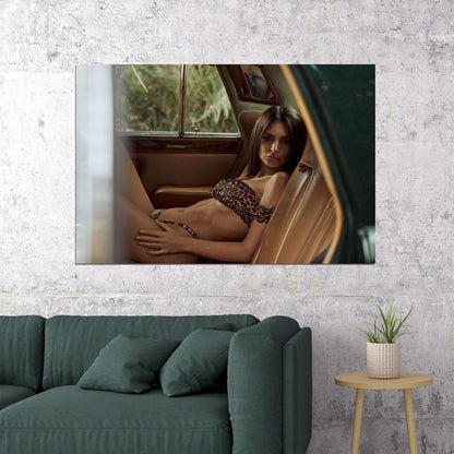 Emily Ratajkowski British-American Model Actor Fashion Poster Wall Art Print Home Wall Decor - xonomax