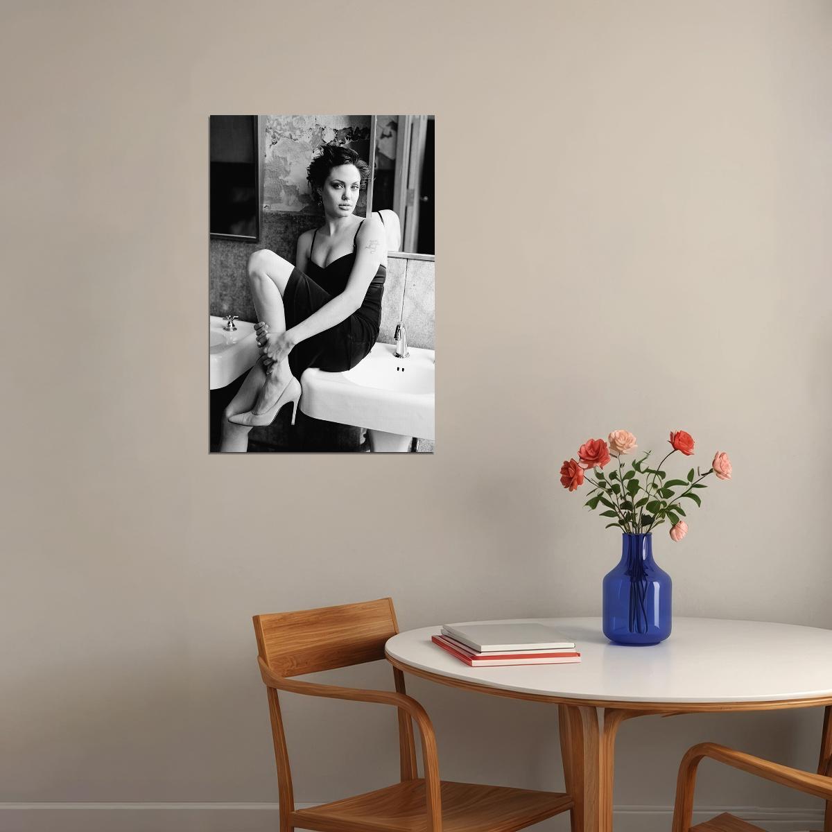 Angelina Jolie American Actor And Philanthropist Poster Wall Art Print Home Wall Decor - xonomax