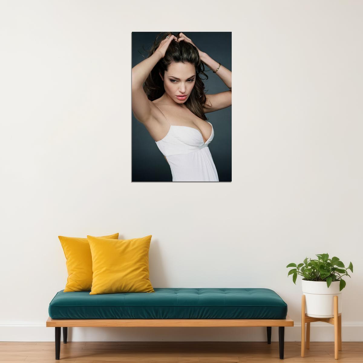 Angelina Jolie Famous Actor Philanthropist Poster Wall Art Print Home Wall Decor - xonomax