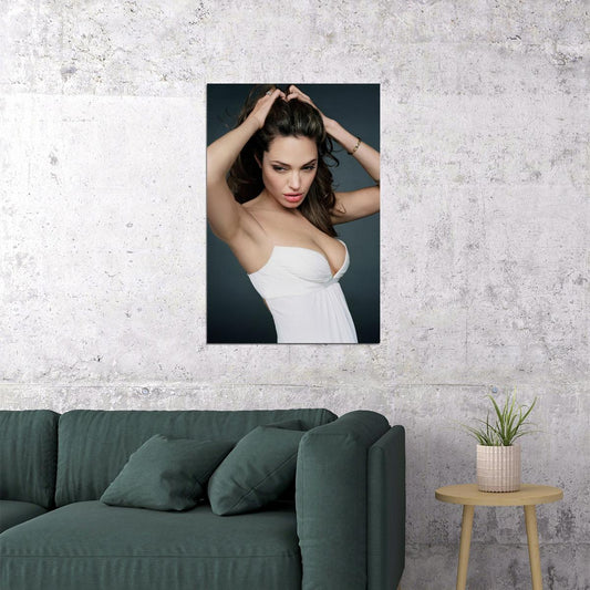 Angelina Jolie Famous Actor Philanthropist Poster Wall Art Print Home Wall Decor - xonomax