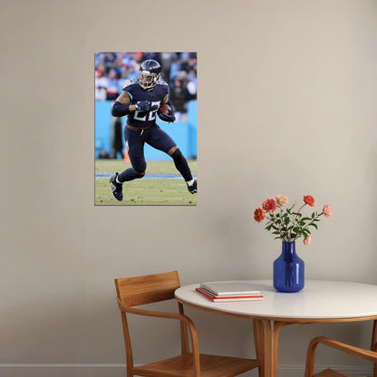 Derrick Henry Tennessee Titans American Football Player Poster Wall Art Print Home Wall Decor - xonomax