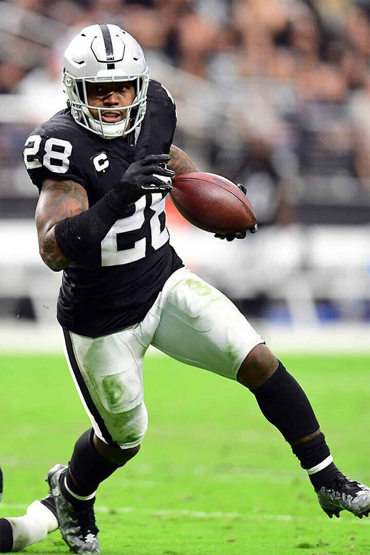 Josh Jacobs Las Vegas Raiders American Football Player Poster Wall Art Print Home Wall Decor