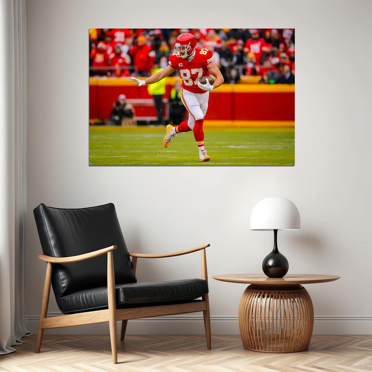 Travis Kelce Kansas City Chiefs American Football Player A Poster Wall Art Print Home Wall Decor