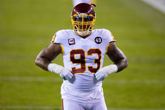 Jonathan Allen Washington American Football Player Poster Wall Art Print Home Wall Decor