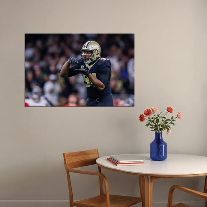Cameron Jordan New Orleans Saints American Football Player Poster Wall Art Print Home Wall Decor - xonomax