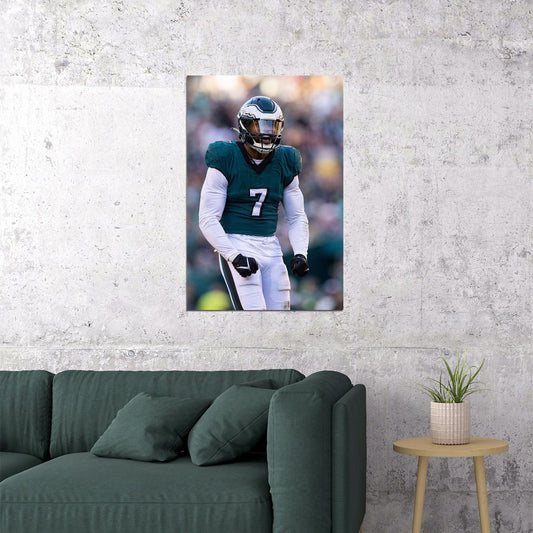 Haason Reddick Philadelphia Eagles Football Player Poster Wall Art Print Home Wall Decor - xonomax