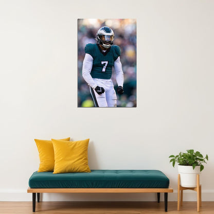 Haason Reddick Philadelphia Eagles Football Player Poster Wall Art Print Home Wall Decor - xonomax