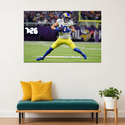 Cooper Kupp Los Angeles Rams American Football Player Poster Wall Art Print Home Wall Decor - xonomax