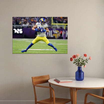 Cooper Kupp Los Angeles Rams American Football Player Poster Wall Art Print Home Wall Decor - xonomax