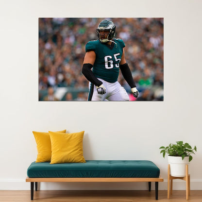 Lane Johnson Philadelphia Eagles American Football Player Poster Wall Art Print Home Wall Decor - xonomax