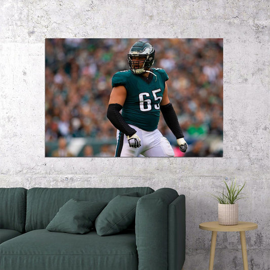 Lane Johnson Philadelphia Eagles American Football Player Poster Wall Art Print Home Wall Decor - xonomax