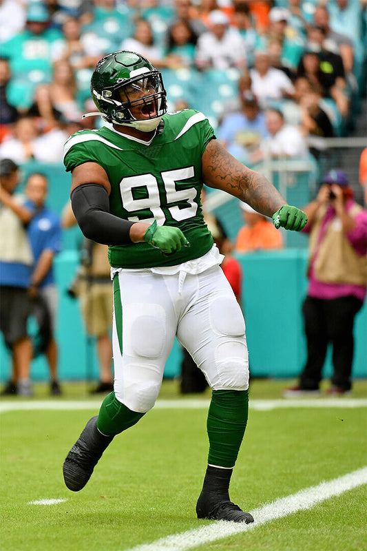 Quinnen Williams New York Jets American Football Player Poster Wall Art Print Home Wall Decor - xonomax