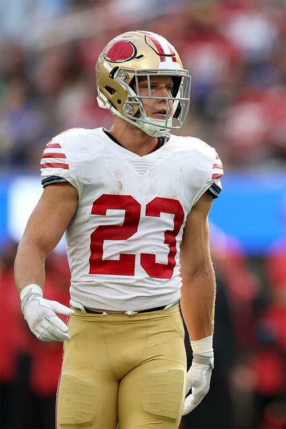 Christian Mccaffrey San Francisco 49ers Football Player Poster Wall Art Print Home Wall Decor