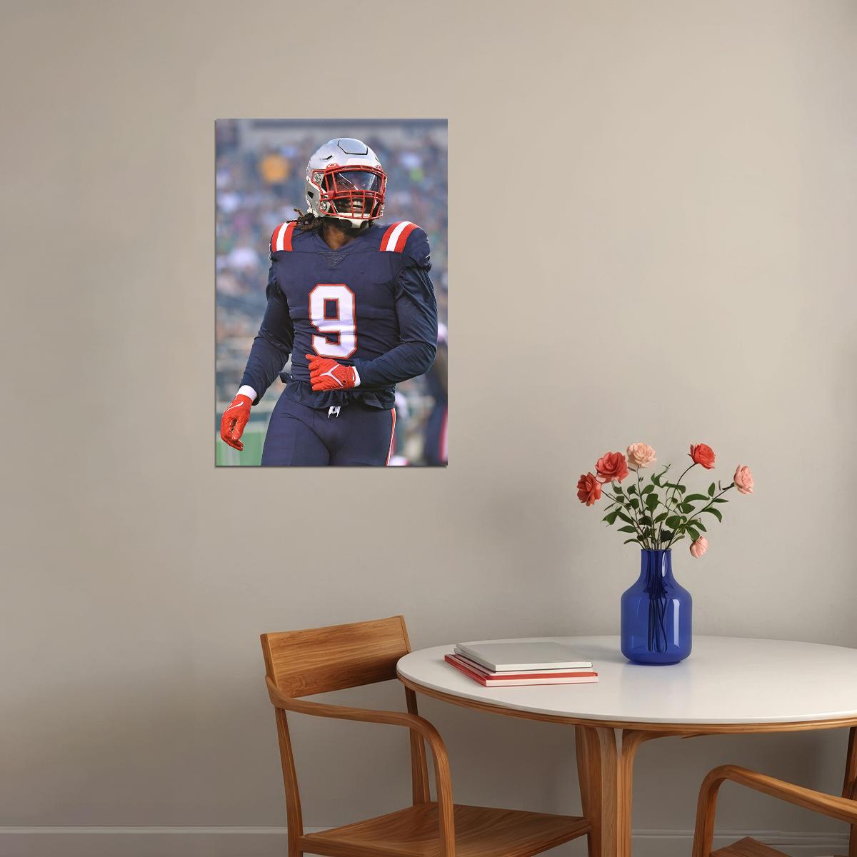 Matthew Judon New England American Football Player Poster Wall Art Print Home Wall Decor - xonomax