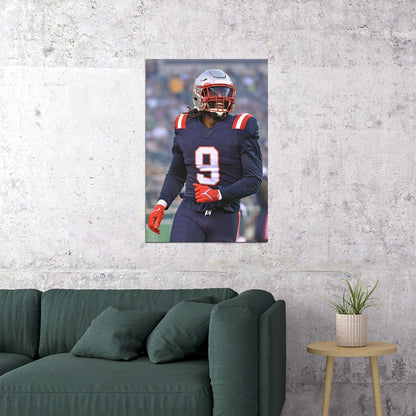 Matthew Judon New England American Football Player Poster Wall Art Print Home Wall Decor - xonomax